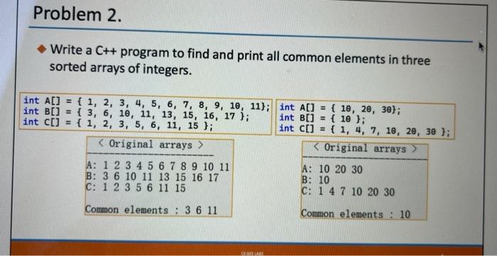 symbol [] Fill array A with 10 distinct integers from 0 to