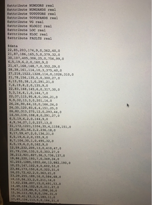 1: Linear Reg In this project, you will get to use WEKA