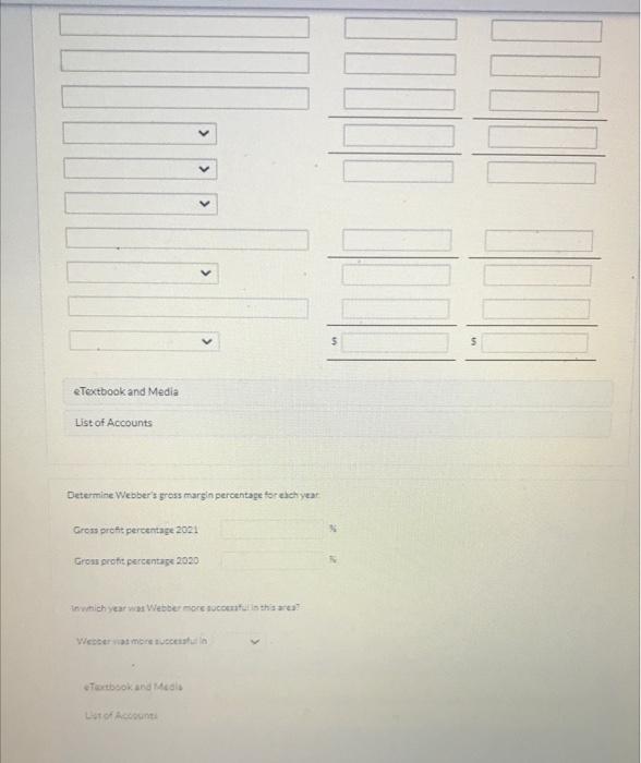 the following account balances for Webber Ltd for the years ended November