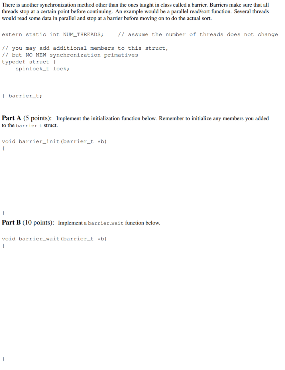 There is another synchronization method other than the ones taught in