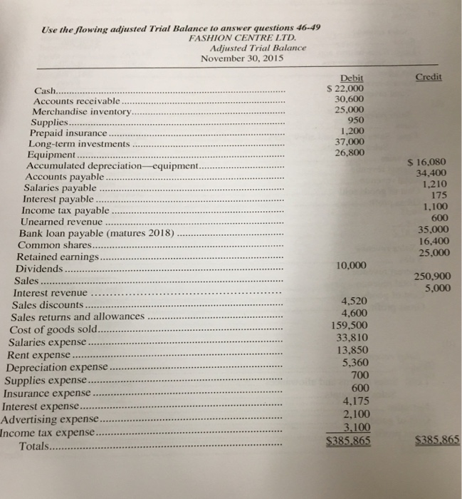  Please answer multiple choice 46, 47, 48, 49 Use the flowing