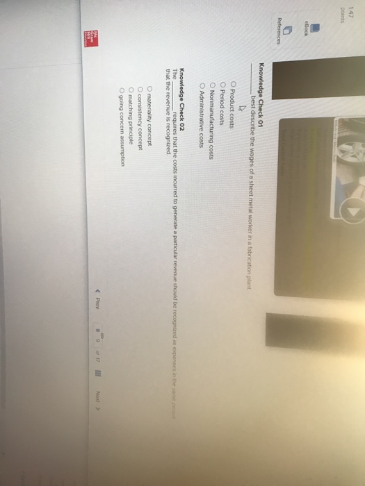  147 points eBook References Knowledge Check 01 best describe the wages