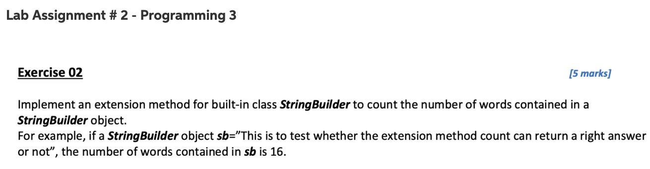 Lab Assignment # 2 - COMP 212 [Visual Studio - C#] Lab