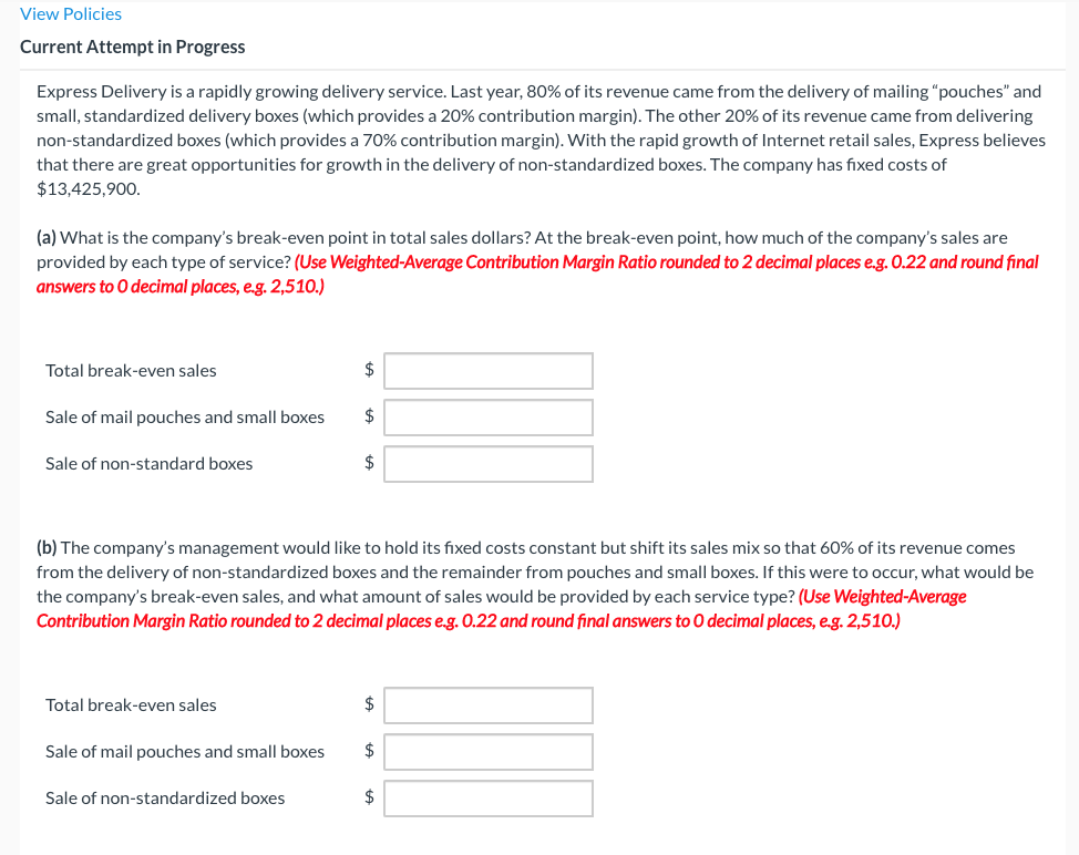 View Policies Current Attempt in Progress Express Delivery is a rapidly