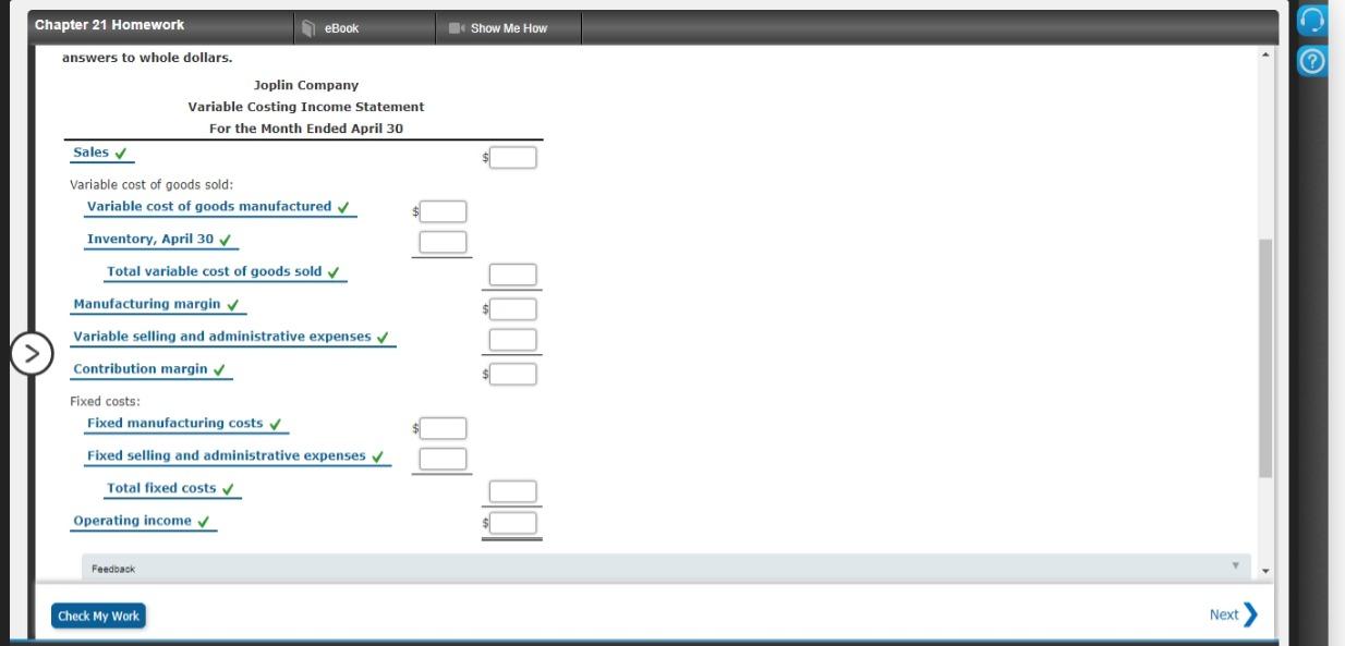 On April 30, the end of the first month of operations, Joplin