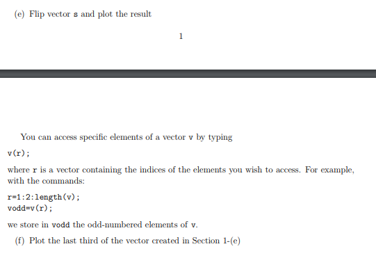 with d,e,f thank you ASAP ! Matrices and vectors make up the