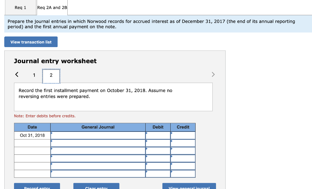 end of its annual reporting period) and the first annual payment on