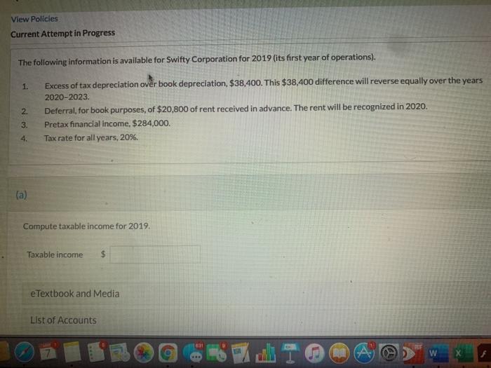  View Policies Current Attempt in Progress The following information is available