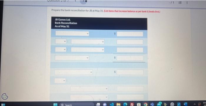 revealed the following information 2. A cheque from one of JB's customers