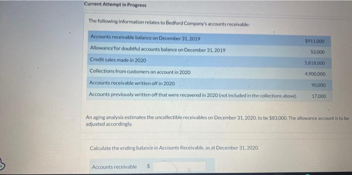 in the amount of $1,340 that had been deposited during the last