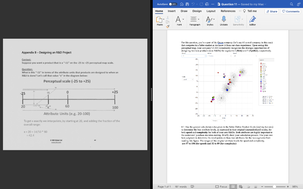 Appendix B-Designing an R&D Project Context: Suppose you want a product