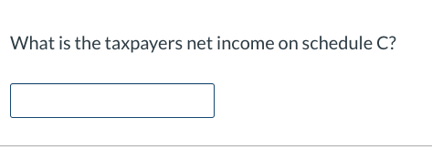 Below is the information needed to complete a tax return. The individual