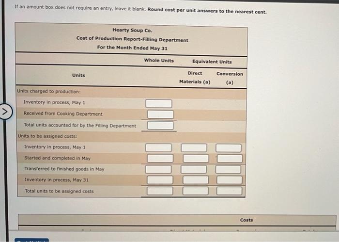 the account during April were as follows: Bal., 1,200 units, completed Direct