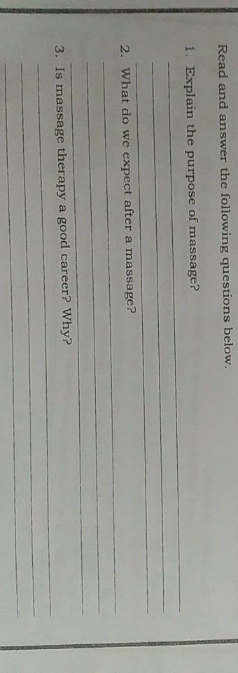  HELPPPP Read and answer the following questions below. 1. Explain the