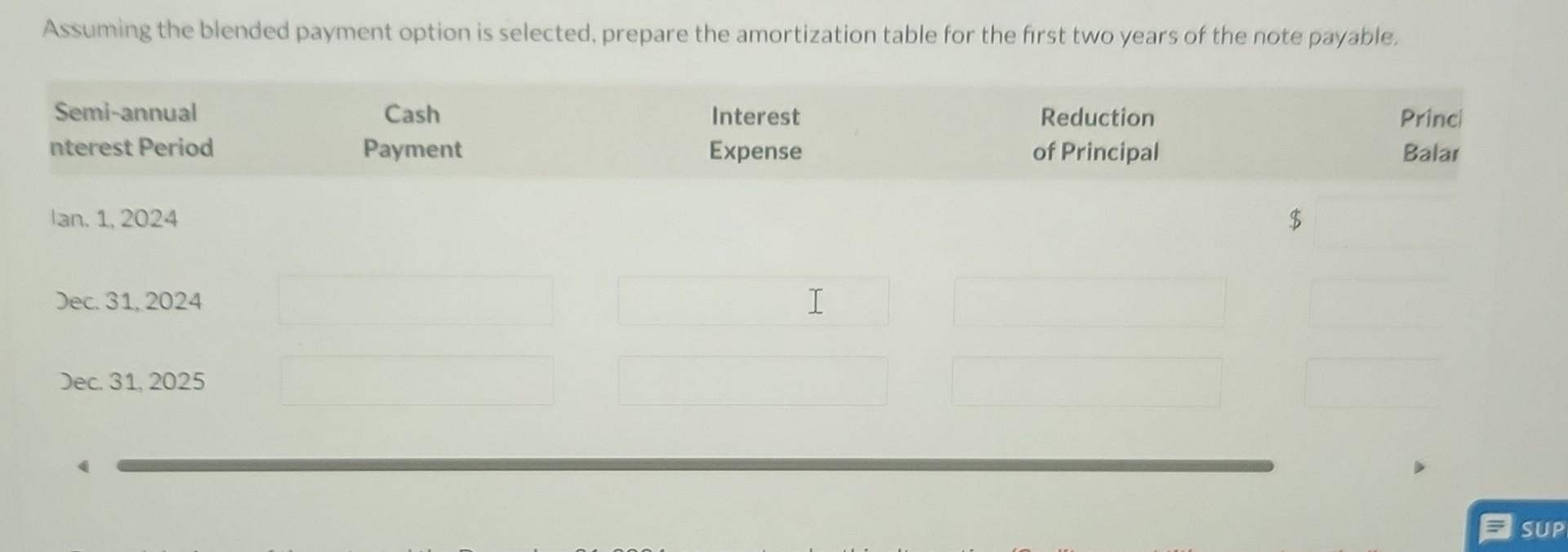 note and the December 31, 2024, payment under this alternative. (Credit account