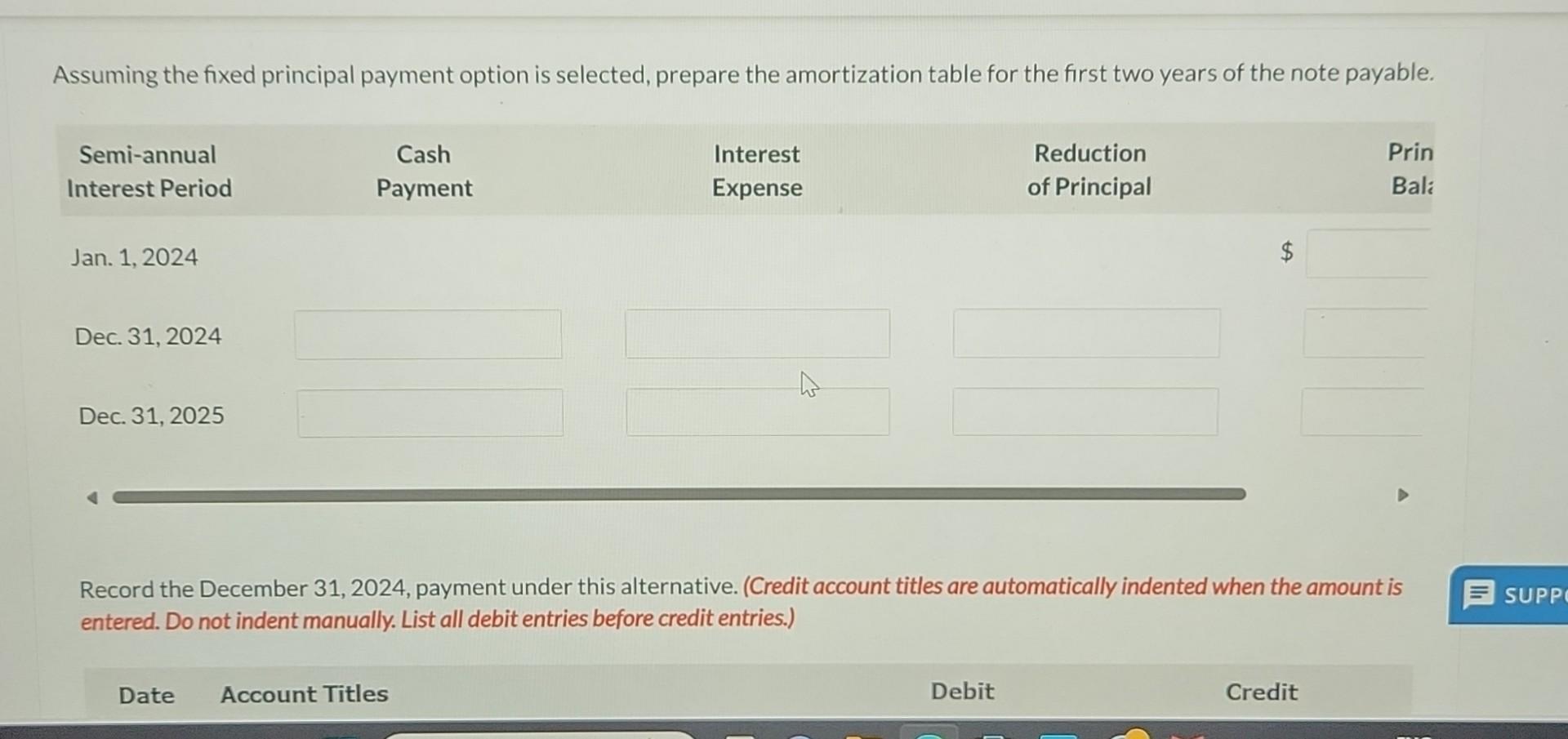manually. List all debit entries before credit entries. Record journal entries in
