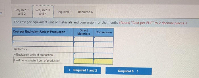 its products. Information for the company's first production process September follows. Assume
