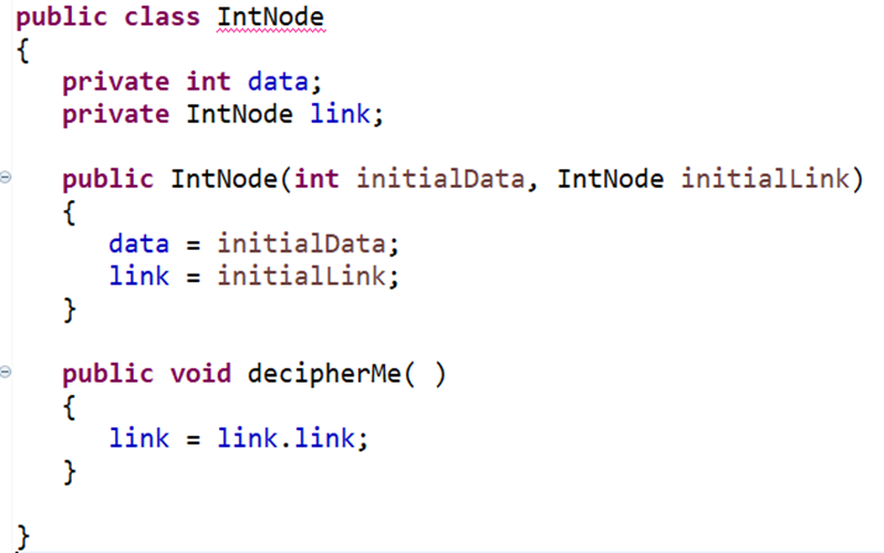 Question 3 (4 points) Analyze the snippet of code below. Identify the