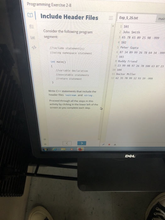  Programming Exercise 2-8 to Include Header Files5350x mair 1 181 Consider
