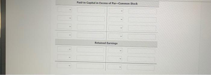 Paid-in Capital in Excess of Par-Preferred Stock Common Stock (68.500 shares Paid-in