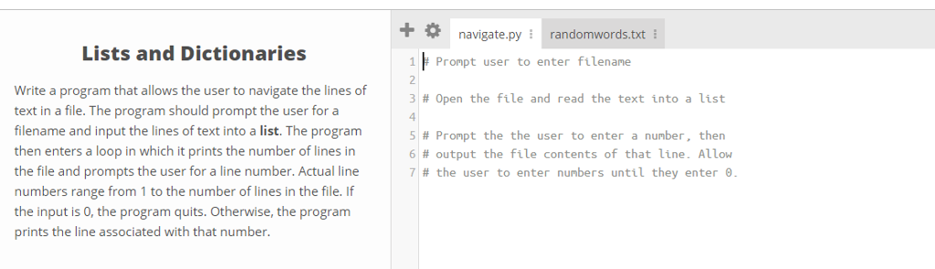 Python experts, please help me create a program to these specifications: For