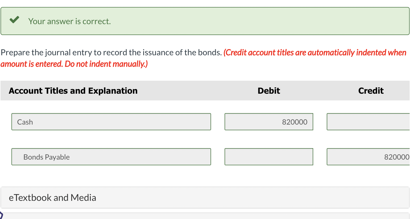 $820,000,12%,5-year bonds at face value. The bonds were dated May 1 ,