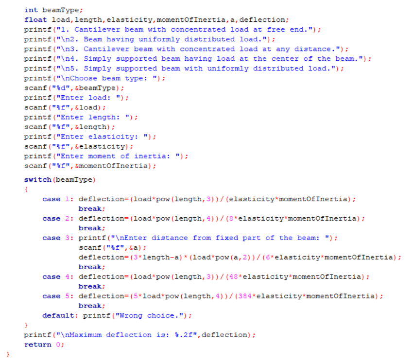  a) Construct a flow chart diagram based on the c++ code