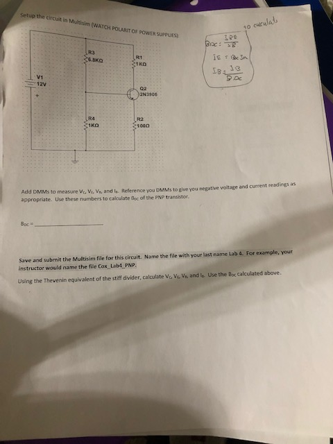 Ground Collector Current Transistor DC Seta ( 7.438 1.383 8.46 a.48 lo:525