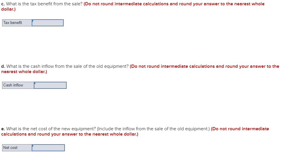 ago for $86,000. The equipment falls into the five-year category for MACRS