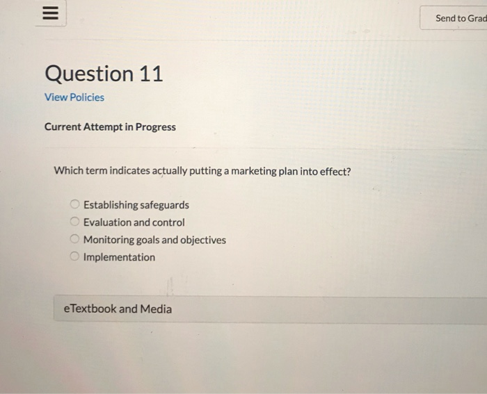 OModifying neither plans NOR implementation Modifying both plans AND implementation eTextbook and