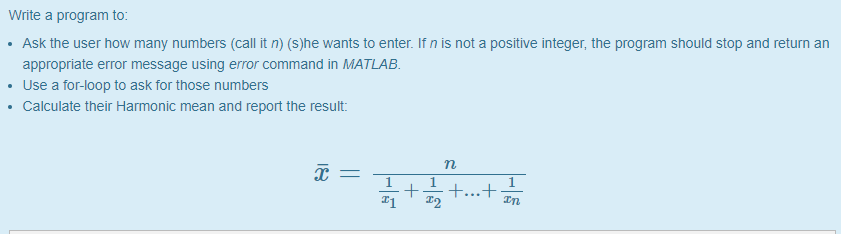In matlab script please, thank you so much! Write a program to: