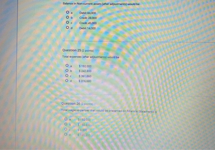 Cash. $ 26,000 106 Accounts receivable 61,000 109 Interest receivable 0 111