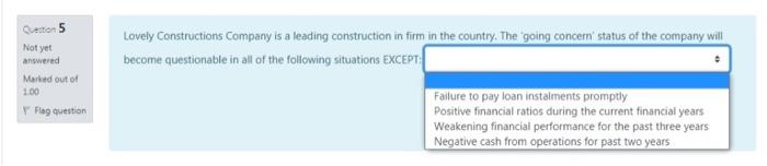 Please answer All Q 5,6,7,8 fastly Question 5 Not yet answered Marked