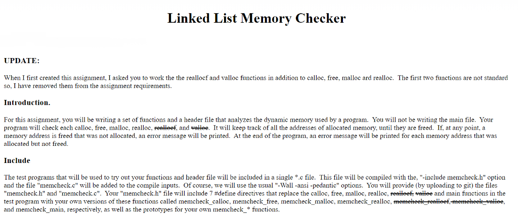 (C Language) I need help with this question. Please write the header