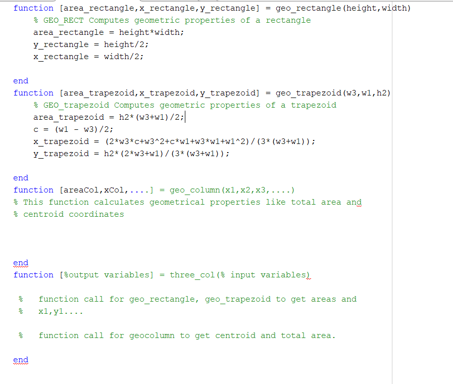 the questions asked. Pls do help,,,, THANK-YOU 1. A three-section bridge column