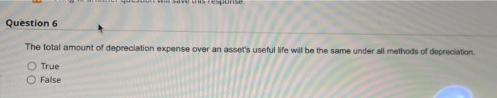  LUIT will save uns response. Question 6 The total amount of
