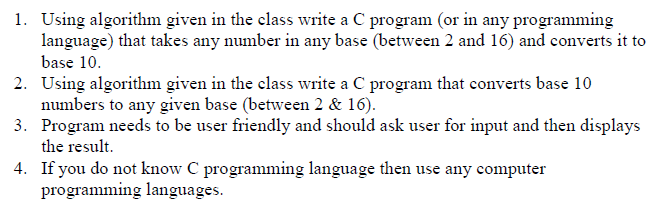  I'm not familiar with C so can we do it for