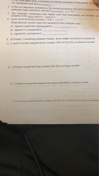  asic level, a computer is a device consisting of three pieces