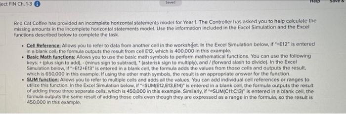  Seved ect FIN Ch. 1-3 Red Cat Coffee has provided an