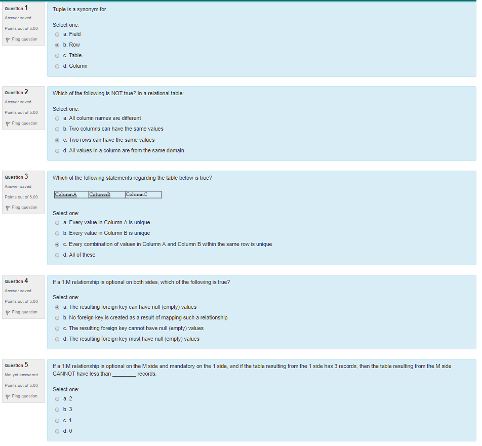 Hi, the following is for a relational database class. Any help would