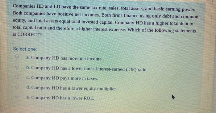 $735,000 of assets (which equals total invested capital), and it projects $450,000