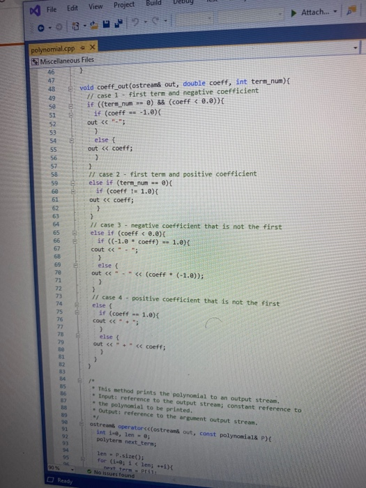 polynomial P, evaluate it at value x, to compute y = P(x).
