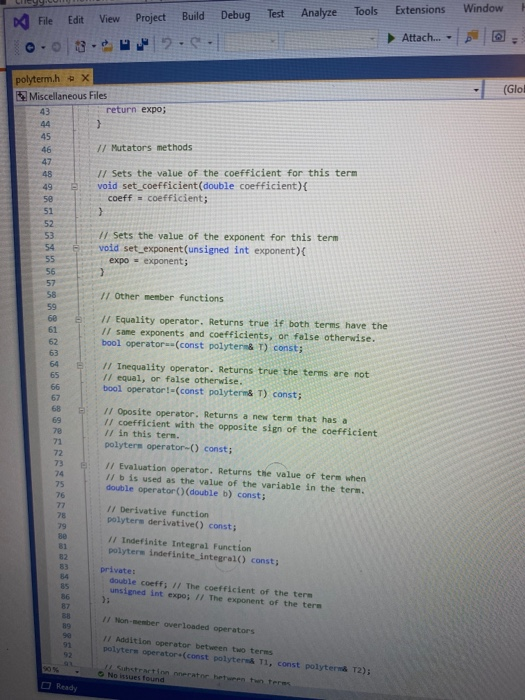 stores the actual number of terms that are in use in the