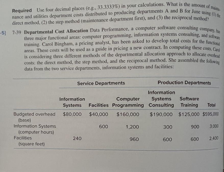 Struggling with doing the reciprocal method, although in the question it does