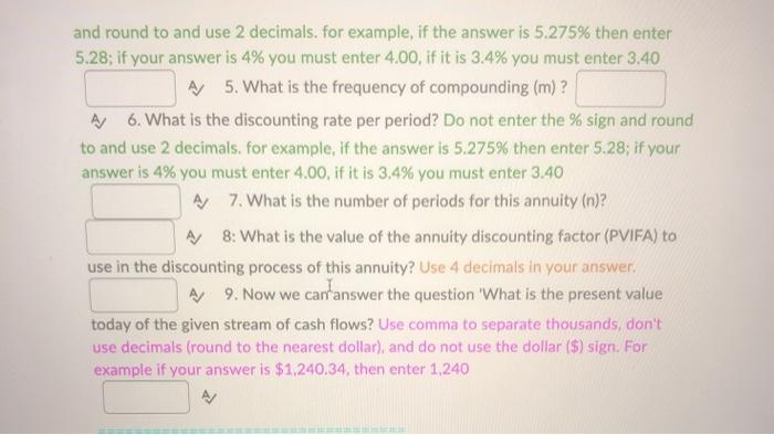 notified that you will be receiving an amount of $2,000 a year