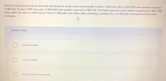 expenses do not change what is the best estimate of the company's