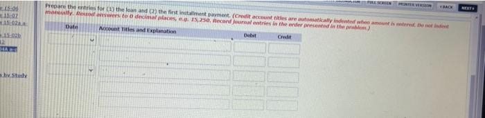 Electronics Issues a $416,000, 5%, 15-year mortgage note on December 31, 2019.