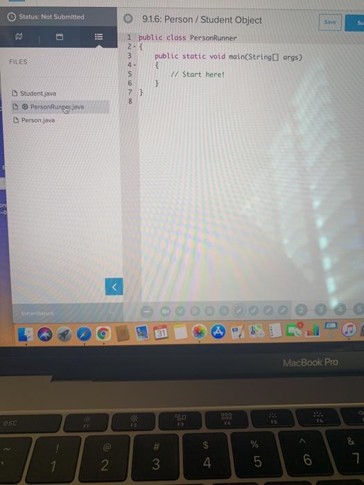 exercise, you are going to use the Person and Student classes to
