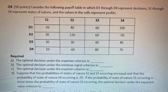 please answer correctly on excel and show excel calculation Q4. (10 points)