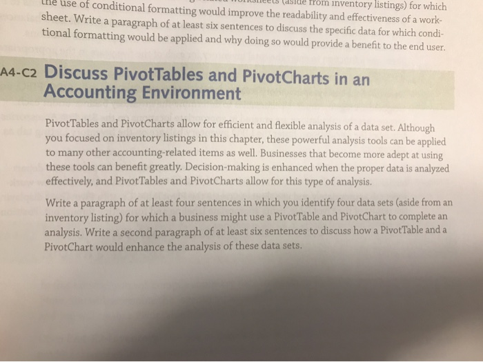 EA3-c1 um n e ls (aside from inventory listings) for which the